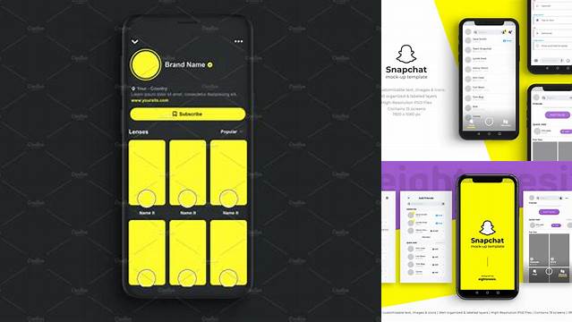 2969+ Snapchat Mockup Generator Editable and Customizable PSD