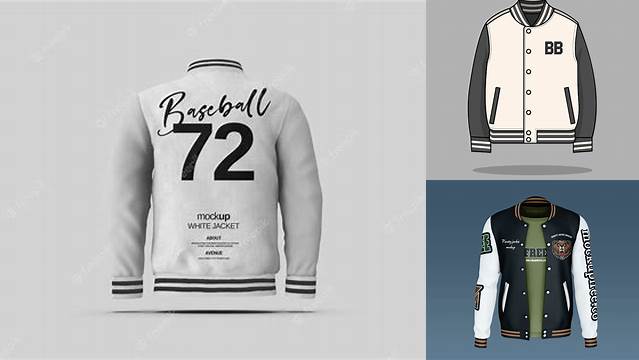 2972+ Baseball Jacket Mockup Premium Quality Freebie