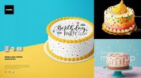 2972+ Birthday Cake Mockup Creative Design Resource