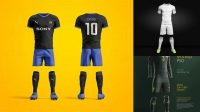 2974+ Football Kit Template Psd Free PSD for Designers