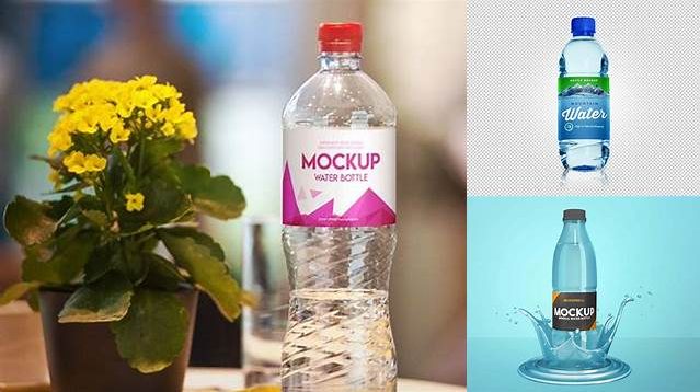 2978+ Textured Wide-Mouth Water Bottle PSD Mockup Free Downloadable PSD