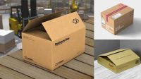 298+ Corrugated Box Mockups Stylish PSD for Free