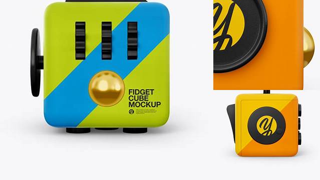 298+ Fidget Cube PSD Mockup Front View Premium Free Graphic Resource