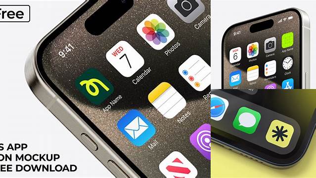 2981+ Iphone Icon Mockup High-Resolution Graphic