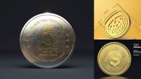 2991+ Coin Mockup Psd Free Download Free PSD