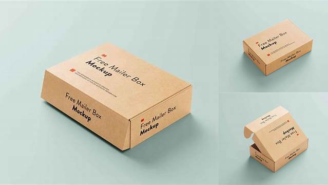 2992+ Delivery Box Mockup Free Professional Graphic PSD Download