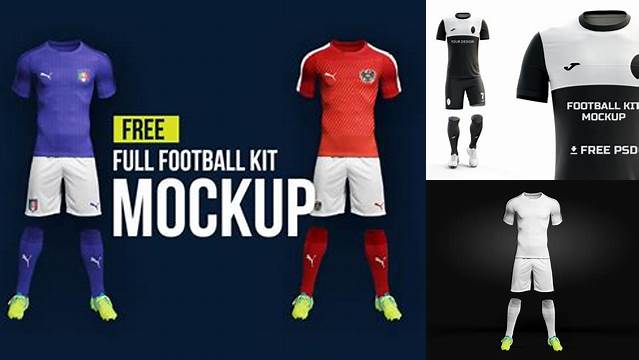 2995+ Nike Football Kit Mockup Free Mockup PSD