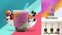 300+ Bubble Tea Mockup Free High-End PSD Download