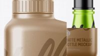 300+ Matte Metallic Plastic Bottle PSD Mockup High-Resolution Editable PSD