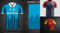 3003+ Football Jersey Template Psd Premium Freebie for Designers