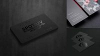 3005+ Spot Uv Business Card Mockup Free Download Smart Object Free Photoshop File