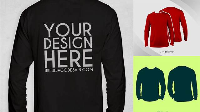 3009+ Download Mockup Kaos Lengan Panjang Cdr Download PSD Now