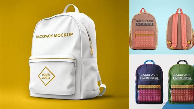 3011+ Backpack Mockup Free Download Smart PNG Image