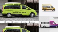 3011+ Passenger Van Mockup Include TIFF