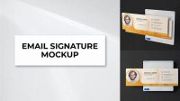 3012+ Email Footer Mockup Layered Photoshop Template