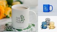 3014+ Mug Animated Mockup Free Custom Graphic Mockup File