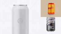 3021+ 12oz Matte Aluminium Can PSD Mockup Free Graphic Design Resource