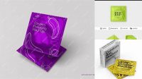 3022+ Glossy Three Condom Packaging PSD Mockup Modern Design PSD Resource Free Download