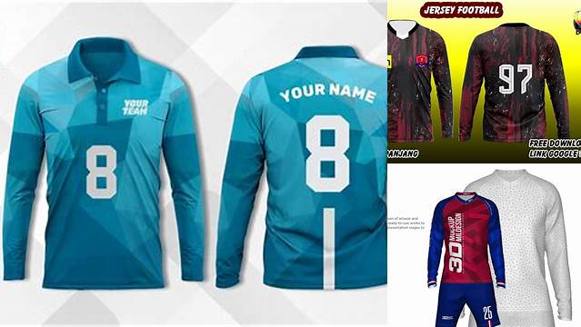 3028+ Download Mockup Jersey Lengan Panjang Psd Gratis High-End PSD Download