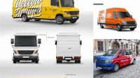 3032+ Panel Van Mockup Best for Showcase