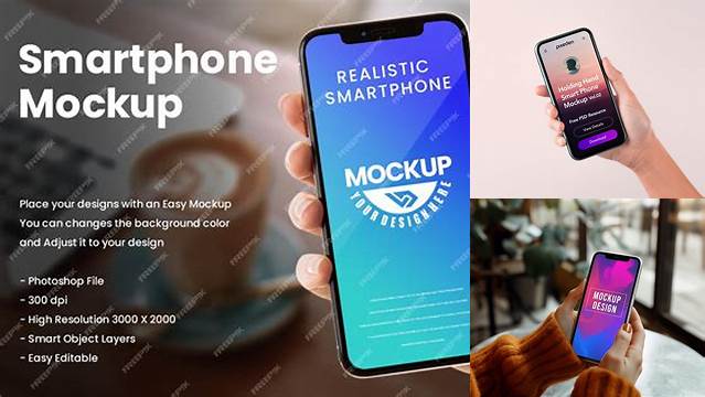 3033+ Mockup Handphone Professional PSD Mockup