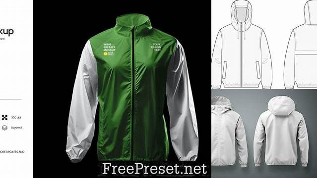 3034+ Windbreaker Jacket Mockup Download Free