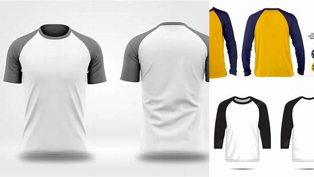 3040+ Mockup Kaos Raglan Cdr Hight Resolution