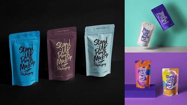 3040+ Stand-Up Pouch with Sachets PSD Mockup Elegant and Stylish Mockup