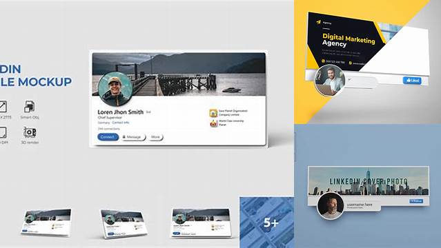 3041+ Linkedin 2019 Mockup Professional PSD Mockup