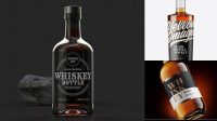 3047+ 700ml Whiskey Bottle PSD Mockup Best Free Mockup PSD