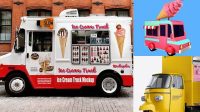 305+ Ice Cream Truck Mockup Free Smart PNG Image