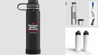 3055+ Thermos Mockup Free Best Free Resource