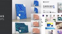 3063+ Canvas Mockup Generator Editable Mockup PSD