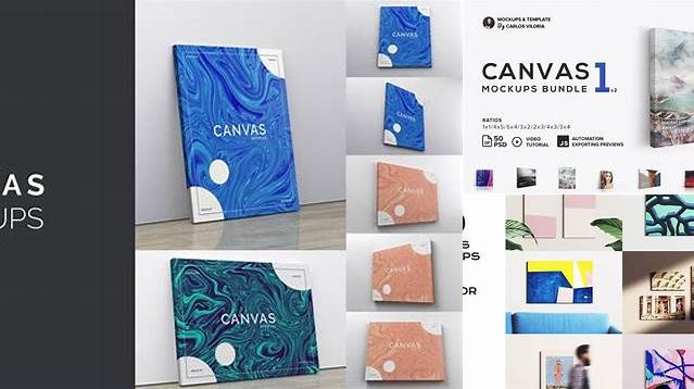 3063+ Canvas Mockup Generator Editable Mockup PSD