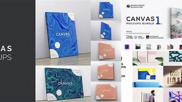 3063+ Canvas Mockup Generator Editable Mockup PSD