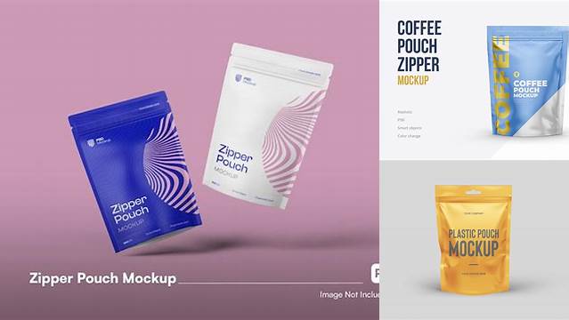 3064+ Stand Up Zipper Pouch PSD Mockup Modern Photoshop Resource