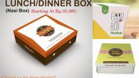 307+ Mockup Box Nasi Free Download Design Mockup