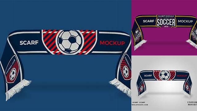 307+ Sport Scarf Mockup Premium Mockup Freebie