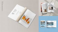 3071+ A4 Magazine PSD Mockup Top View PSD for Creative Projects