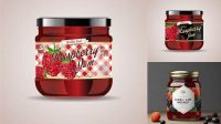 3076+ Glass Jar With Raspberry Jam PSD Mockup Modern Design PSD Resource Free Download