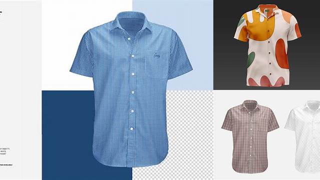 3077+ Short Sleeve Dress Shirt Mockup Download Free