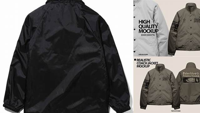 308+ Coach Jacket Mockup Free High Resolution