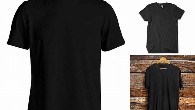 3080+ Mockup Baju Hitam Polos Download Premium PSD Resource