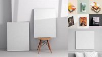 3087+ Wall Canvas Mockup Free Download Premium Free PSD