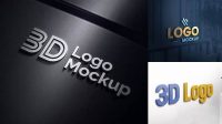 309+ Best 3d Logo Mockup Free Download For Free Download