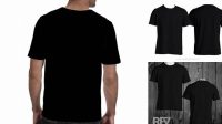 309+ Mockup Kaos Hitam Belakang Creative PSD Resources