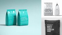 3093+ Matte Bag PSD Mockup Front & Top Views Digital Download