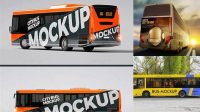 3095+ Bus Mockup Free Free PSD