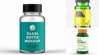 3097+ Frosted Green Pills Bottle PSD Mockup Creative PSD Resources