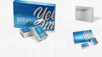 310+ Metallic Paper Box With Two Blocks PSD Mockup Free Graphic Design Resource